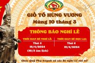 𝐓𝐇𝐎̂𝐍𝐆 𝐁𝐀́𝐎 𝐋𝐈̣𝐂𝐇 𝐍𝐆𝐇𝐈̉ 𝐋𝐄̂̃ 𝐆𝐈𝐎̂̃ 𝐓𝐎̂̉ 𝐇𝐔̀𝐍𝐆 𝐕𝐔̛𝐎̛𝐍𝐆